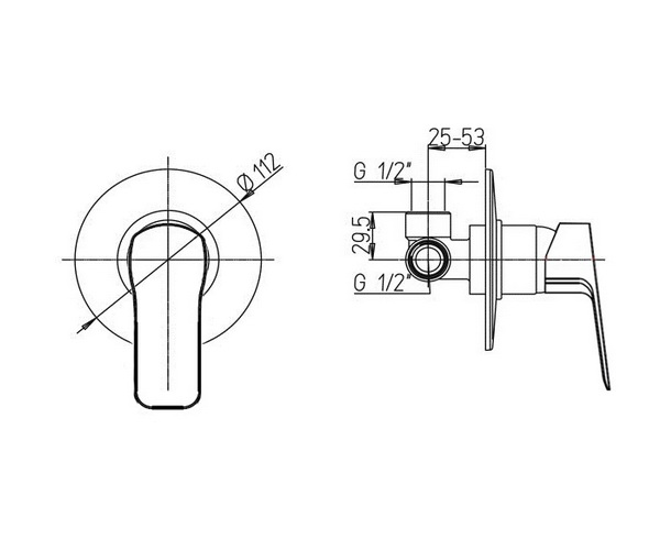 смеситель для душа PAINI VIVA STYLE